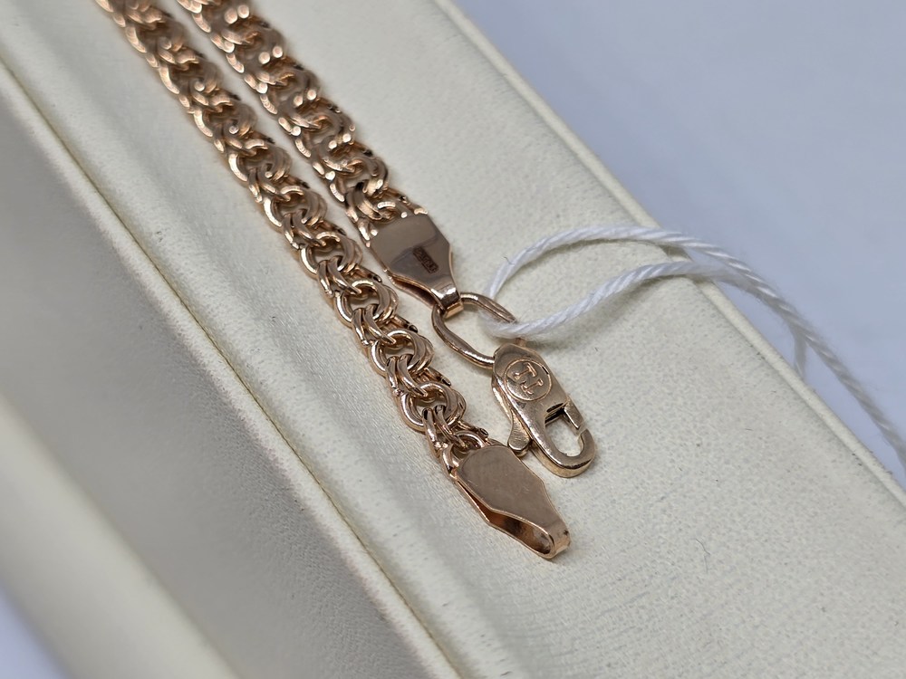 БРАСЛЕТ ПУСТОТЕЛЫЙ Бисмарк Au 585