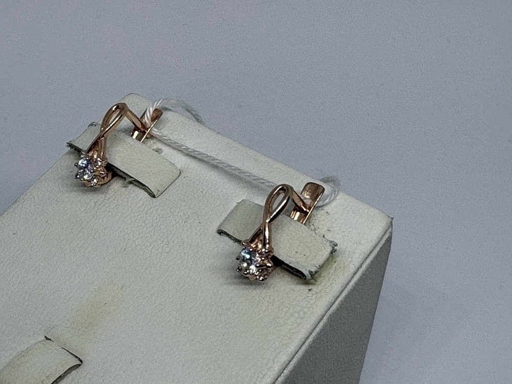 СЕРЬГИ С КАМНЯМИ (Au 375)