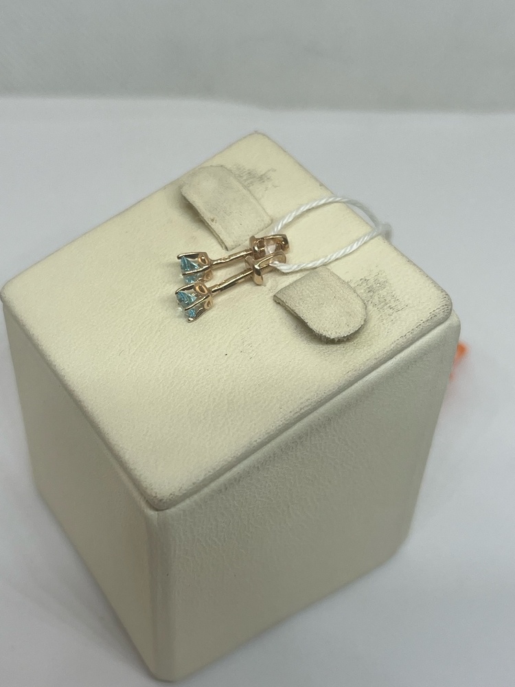 СПУС585 СЕРЬГИ ПУСЕТЫ (Au 585)