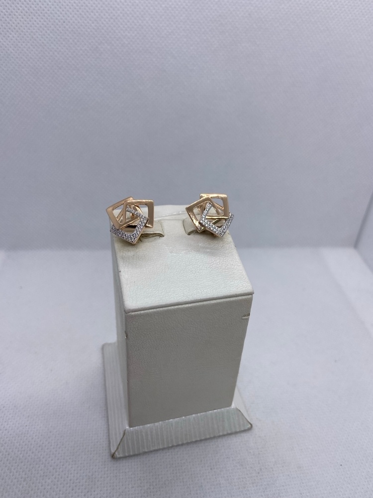 СЕРЬГИ С КАМНЯМИ (Au 585)