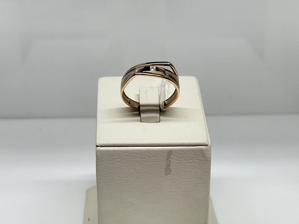 КОЛКМ585 КОЛЬЦО С КАМНЕМ (Au 585)