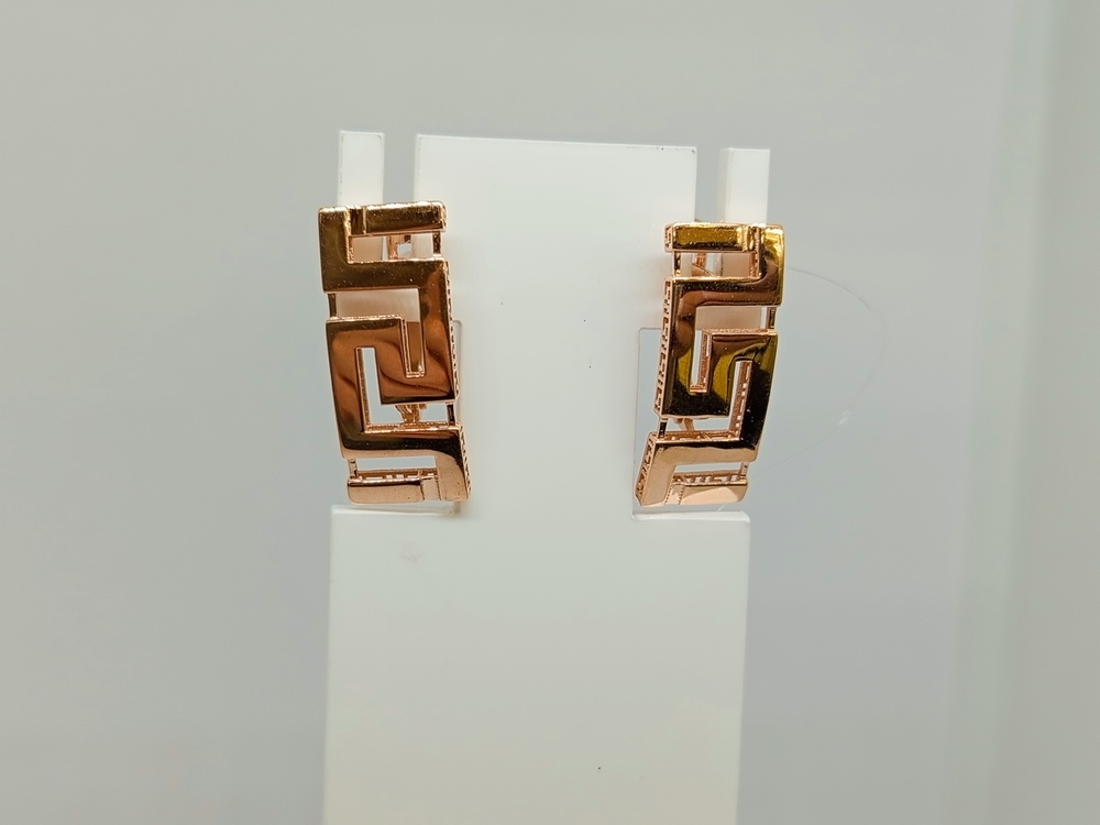 СЕРЬГИ БЕЗ КАМНЯ (Au 585)