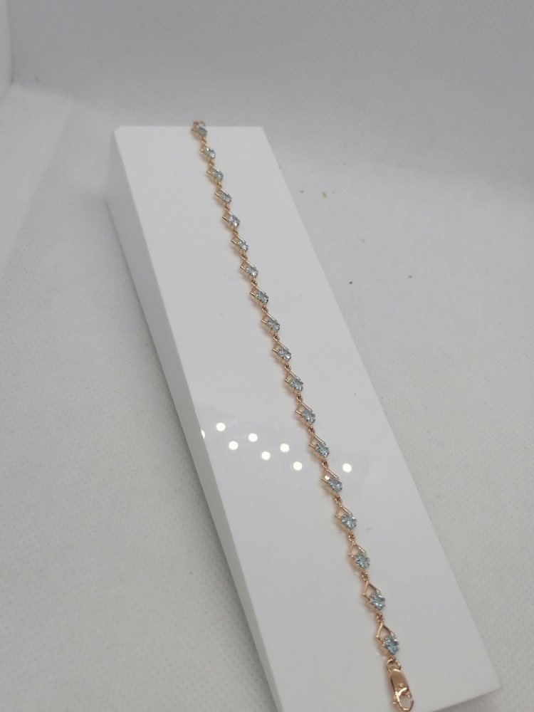 Б585 БРАСЛЕТ С КАМНЯМИ (Au 585)