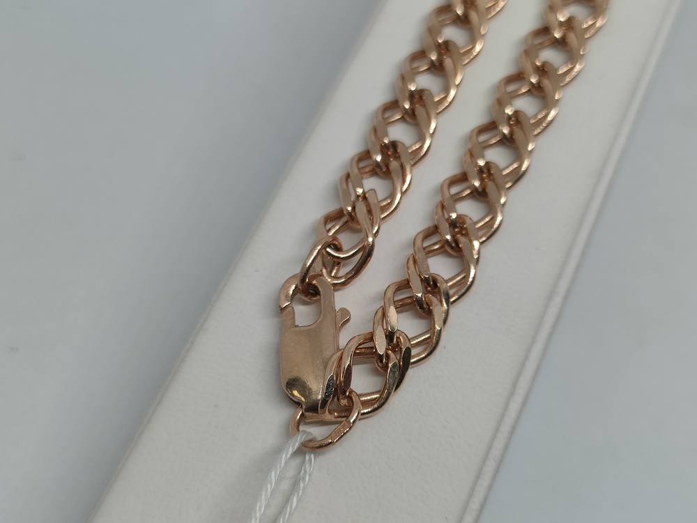 ЦПР2585 ЦЕПЬ ПУСТОТЕЛАЯ Ромб двойной (Au 585)