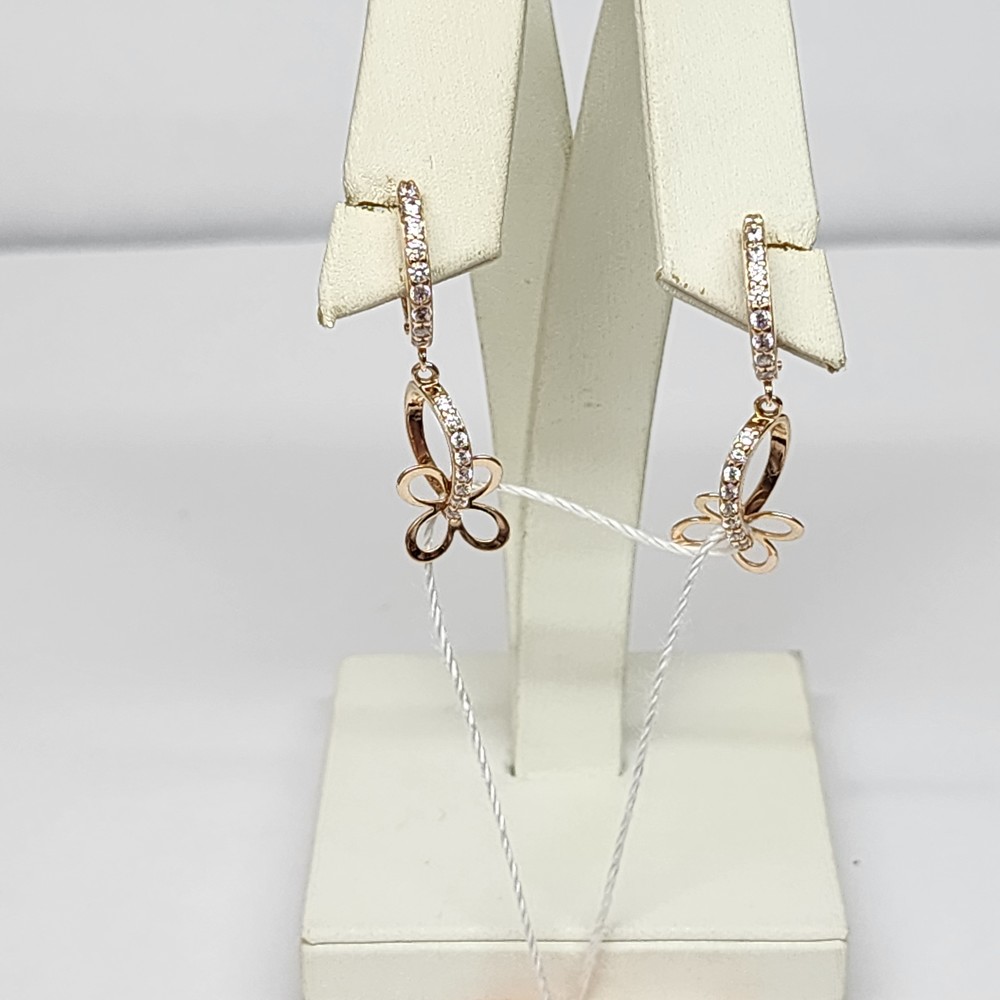 СЕРЬГИ С КАМНЯМИ (Au 585)