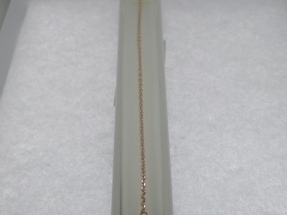 БРАСЛЕТ ПУСТОТЕЛЫЙ Якорное (Au 585)