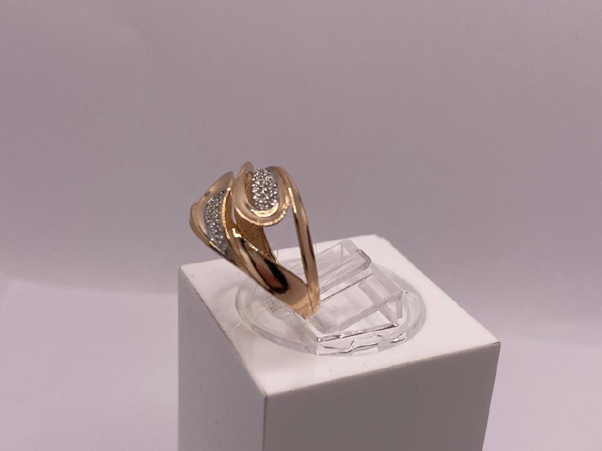 КОЛЬЦО С КАМНЯМИ (Au 585)