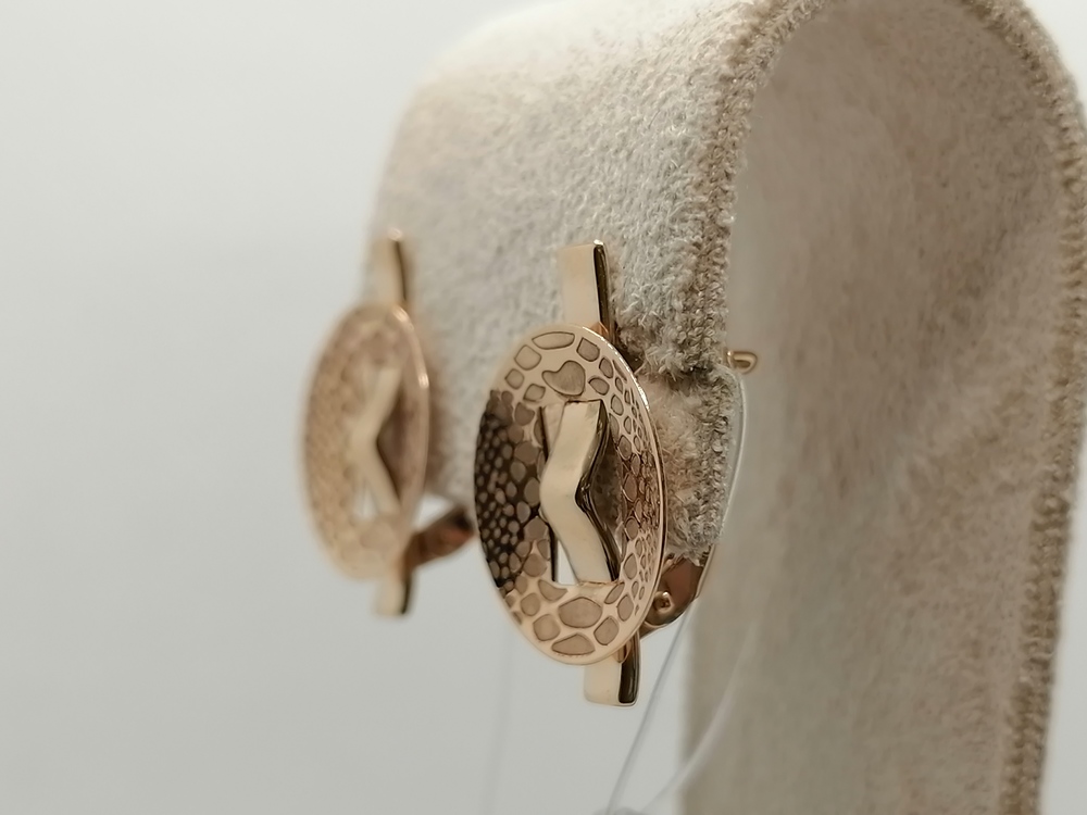 СЕРЬГИ БЕЗ КАМНЯ (Au 585)