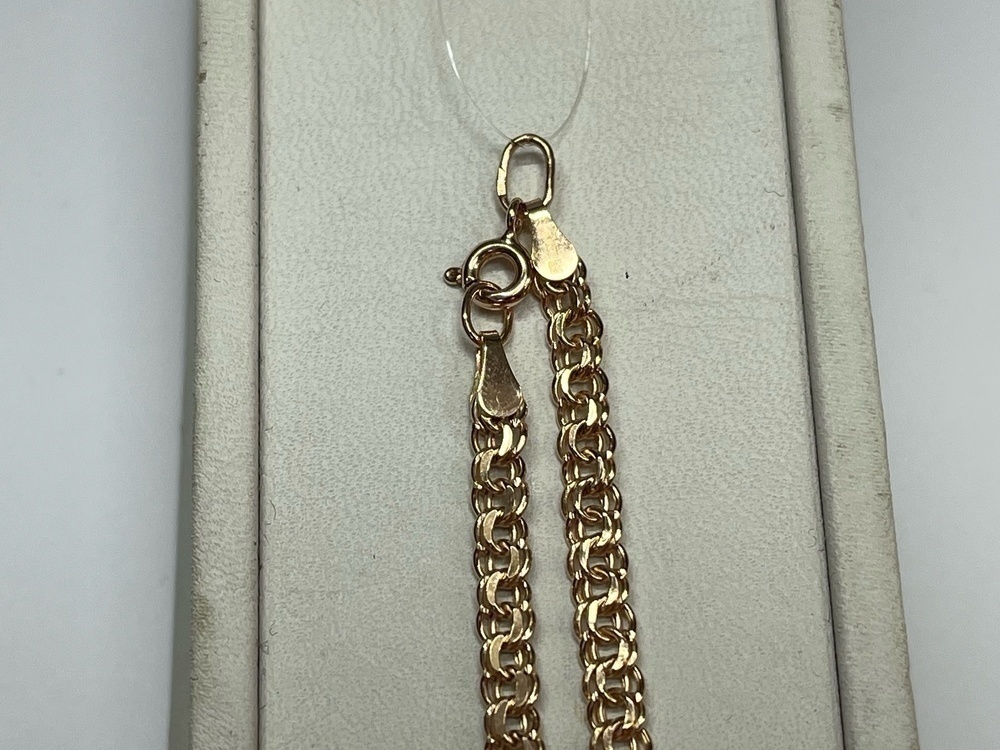 ЦЕПЬ ПУСТОТЕЛАЯ Бисмарк (Au 585)