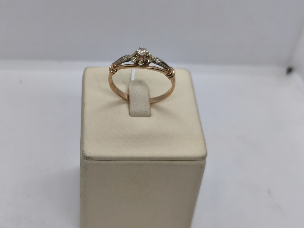 КОЛЬЦО БРИЛЛИАНТ Au 585