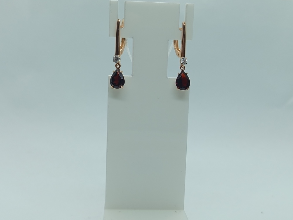 СЕРЬГИ С КАМНЯМИ (Au 585)