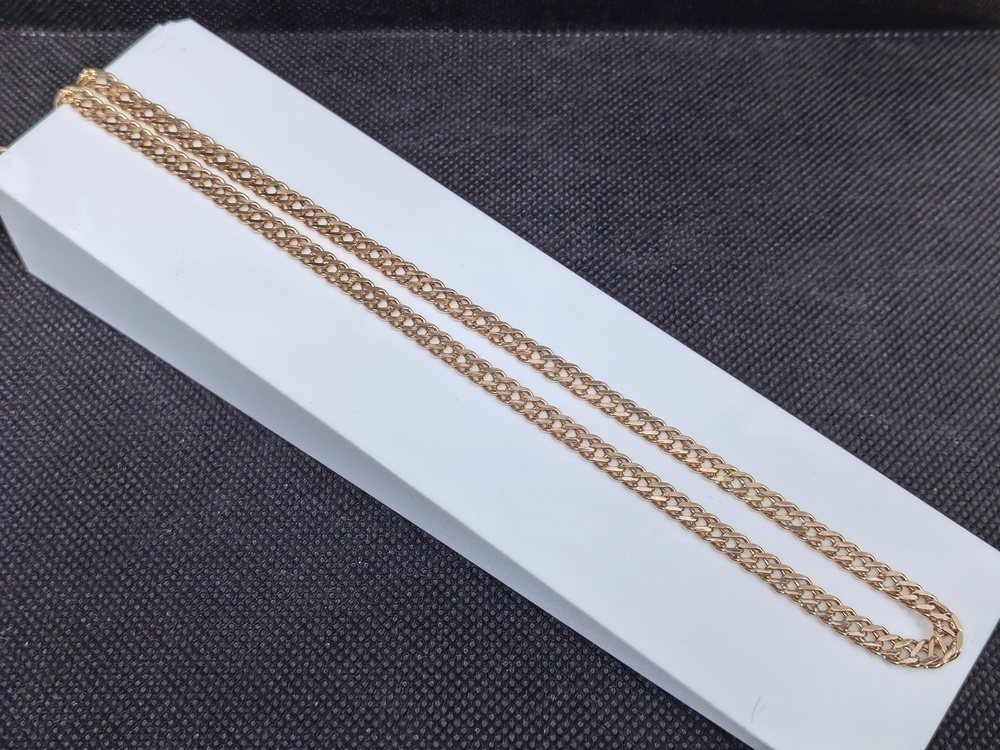 ЦПР2585 ЦЕПЬ ПУСТОТЕЛАЯ Ромб двойной (Au 585)