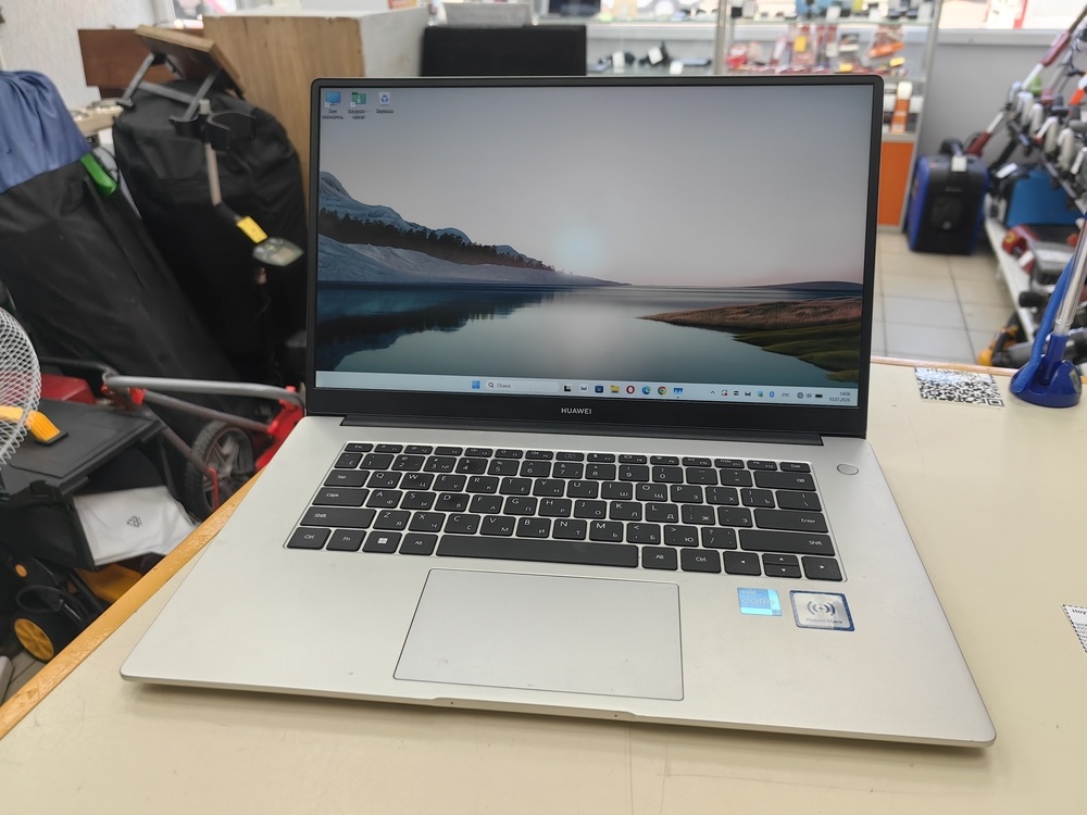 Ноутбук Huawei MateBooK D15; I3-1115G4, Intel UHD Graphics G4, 8 Гб, 256 Гб, Нет