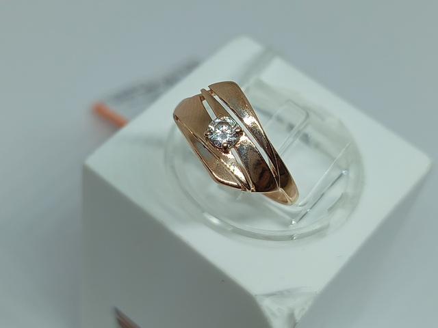 КОЛКМ585 КОЛЬЦО С КАМНЕМ (Au 585)