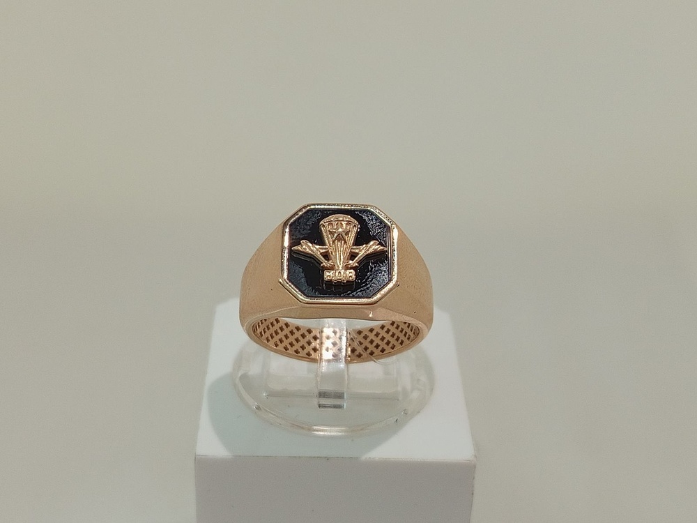 КОЛЬЦО ПЕЧАТКА с камнем (Au 585)