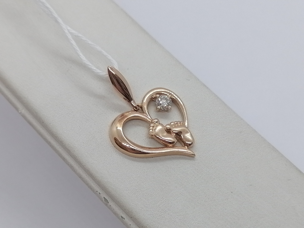 ПОДВЕСКА БРИЛЛИАНТ Au 585