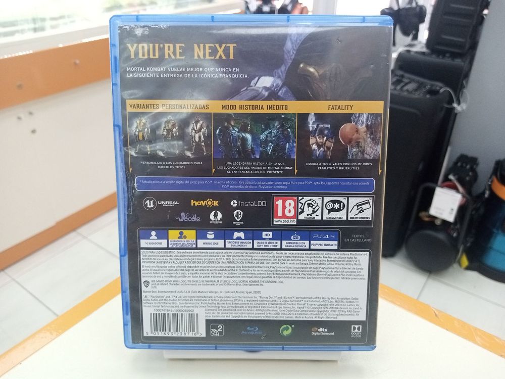 Игра Playstation 4 Mortal Kombat 11