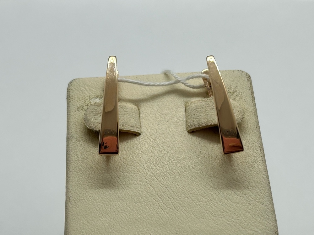 СБКМ585 СЕРЬГИ БЕЗ КАМНЯ (Au 585)