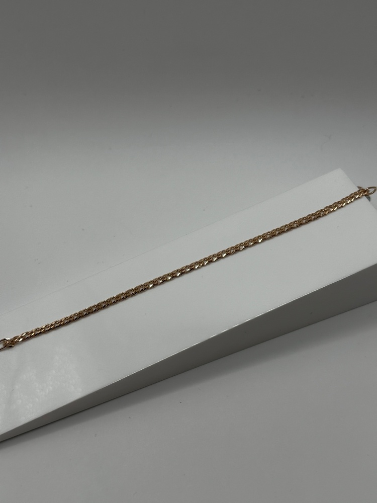 БРАСЛЕТ ПОЛНОВЕСНЫЙ Ромб двойной (Au 585)