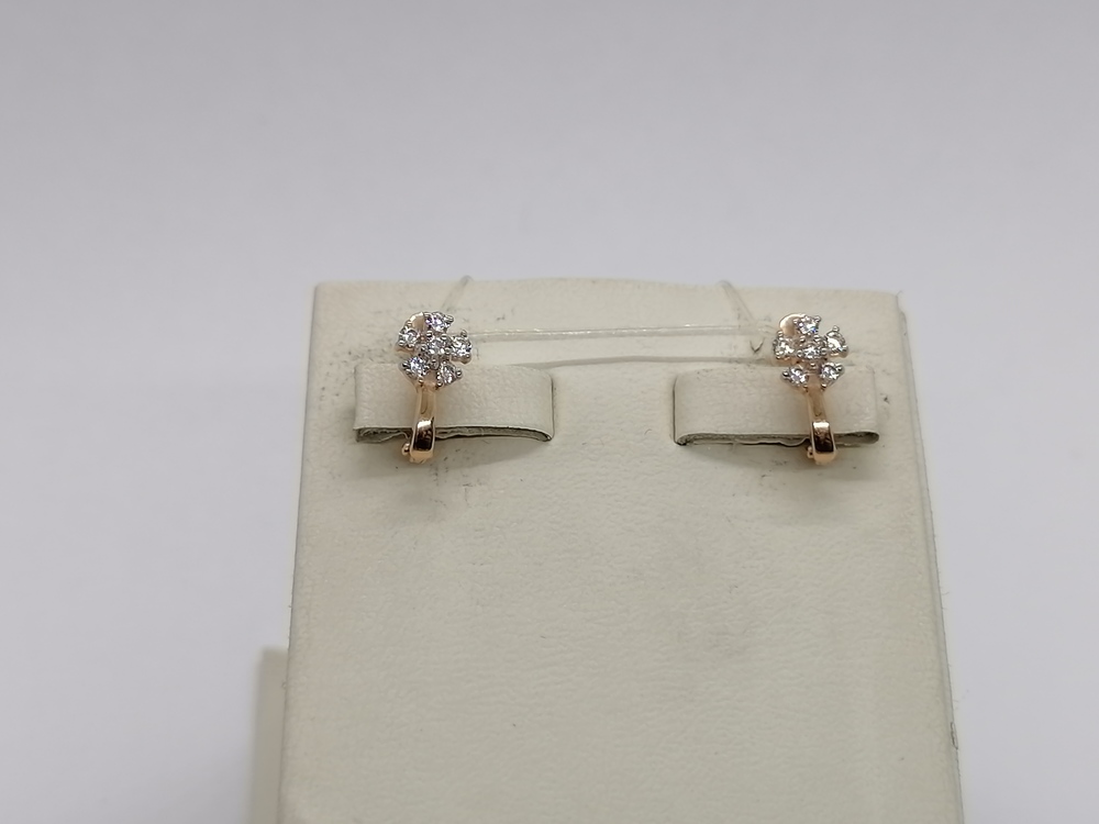 СЕРЬГИ С КАМНЯМИ (Au 585)