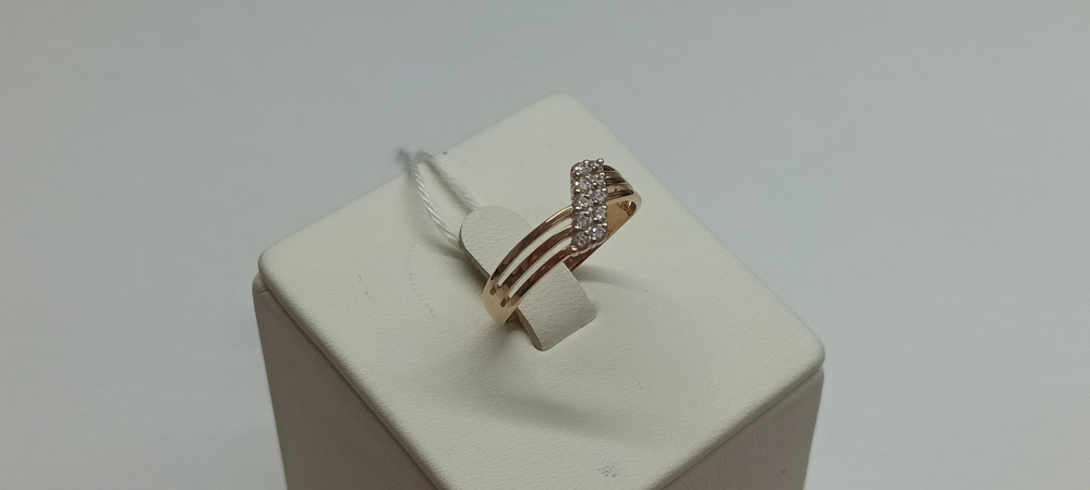 КОЛКМИ585 КОЛЬЦО С КАМНЯМИ (Au 585)