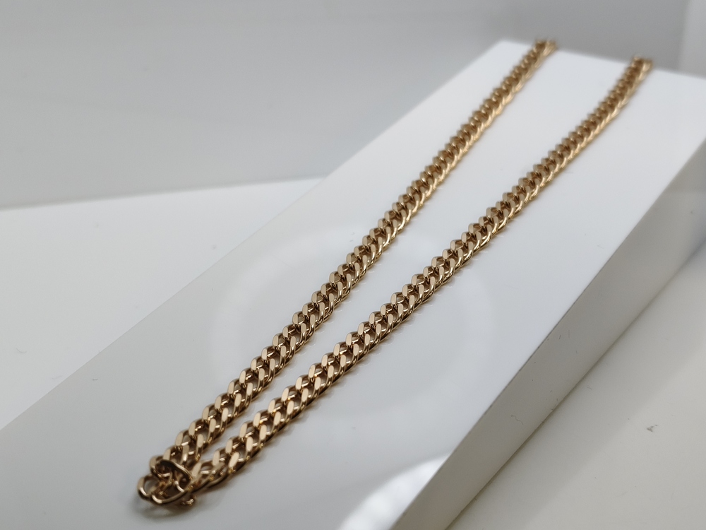 ЦЛР2585 ЦЕПЬ ПОЛНОВЕСНАЯ Ромб двойной (Au 585)