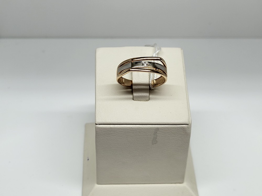 КОЛКМ585 КОЛЬЦО С КАМНЕМ (Au 585)