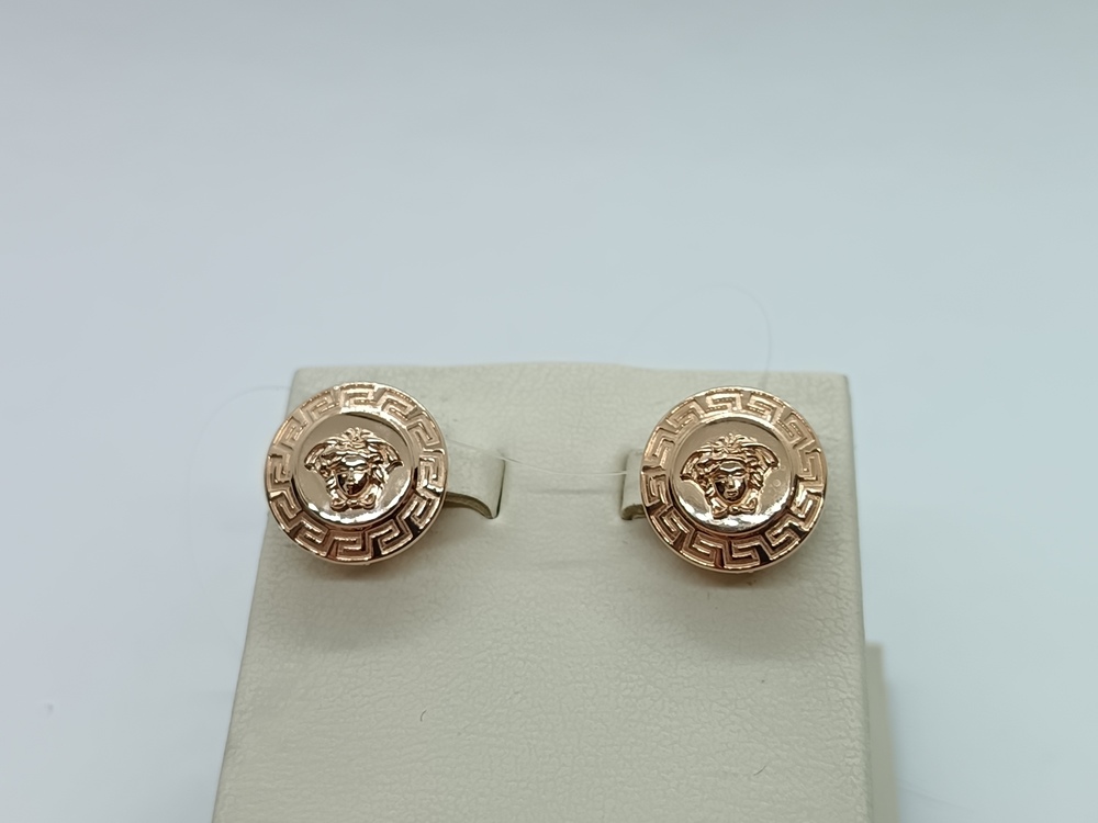 2205024 СЕРЬГИ БЕЗ КАМНЯ (Au 585)