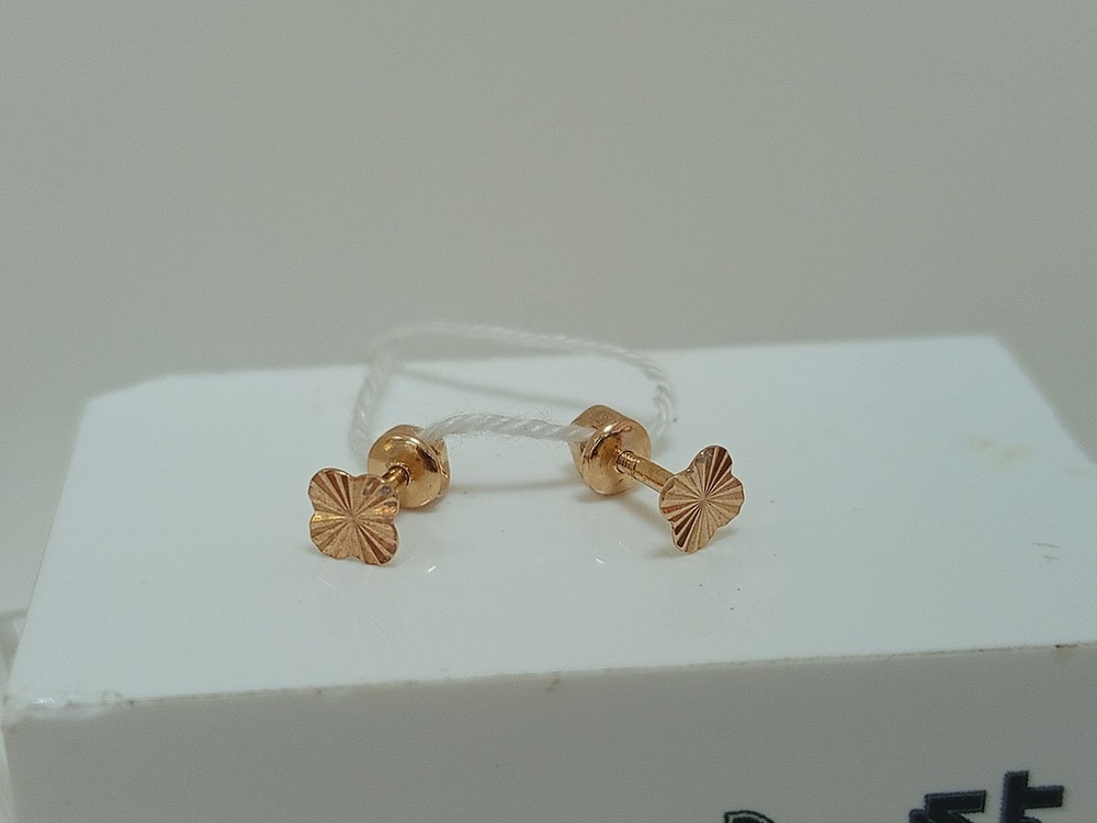 СПУС585 СЕРЬГИ ПУСЕТЫ (Au 585)