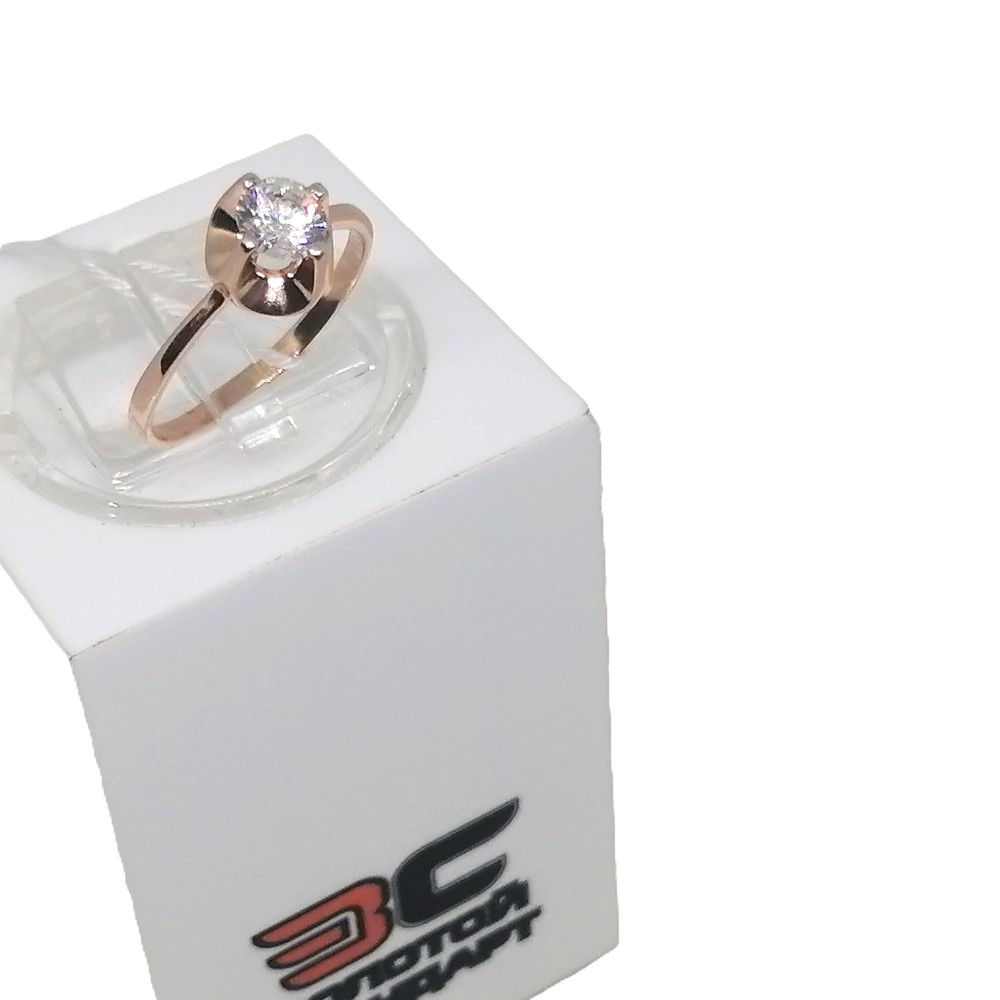 КОЛКМ585 КОЛЬЦО С КАМНЕМ (Au 585)