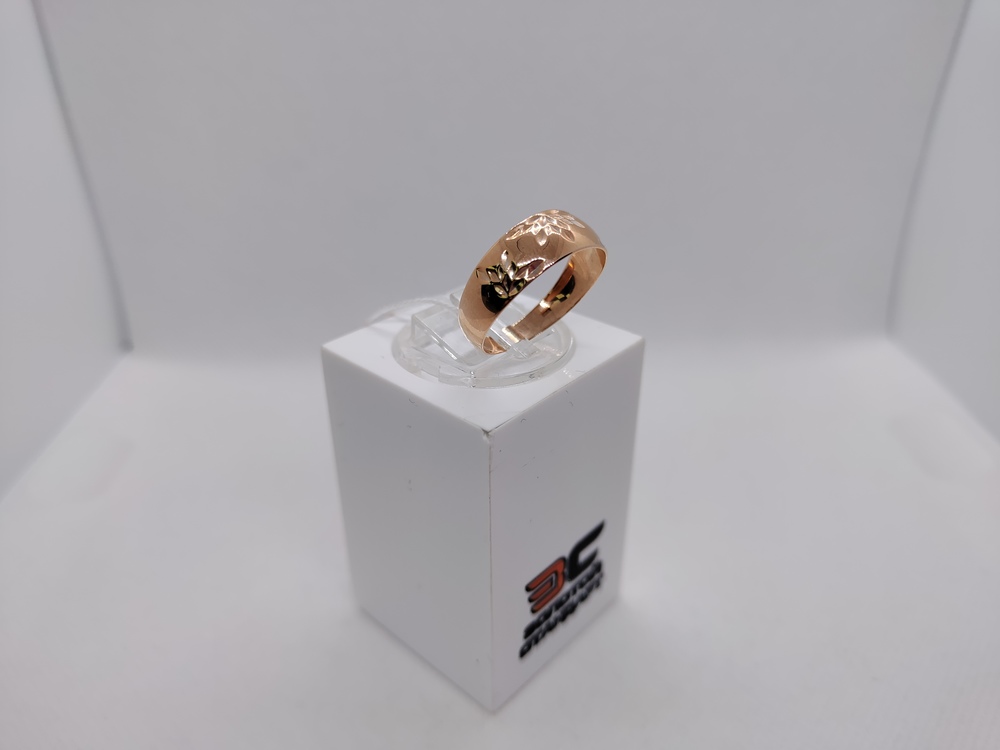 КОЛБКМ585 КОЛЬЦО БЕЗ КАМНЯ (Au 585)