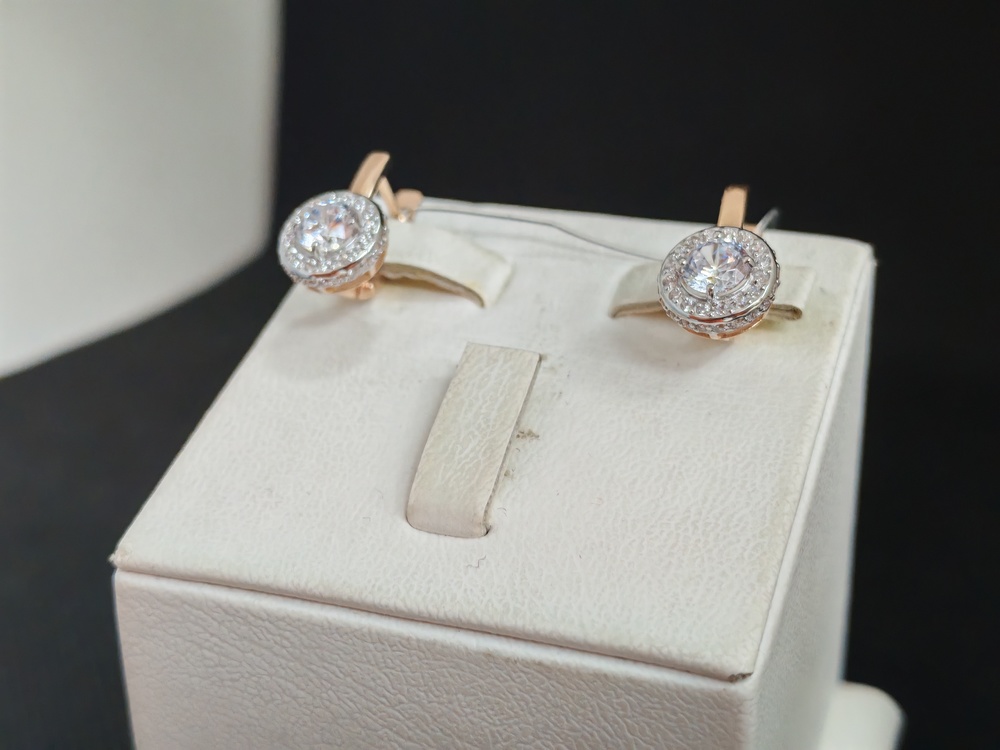 СЕРЬГИ С КАМНЯМИ (Au 585)