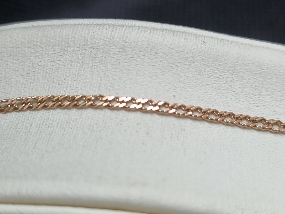 ЦЕПЬ ПОЛНОВЕСНАЯ Ромб двойной (Au 585)