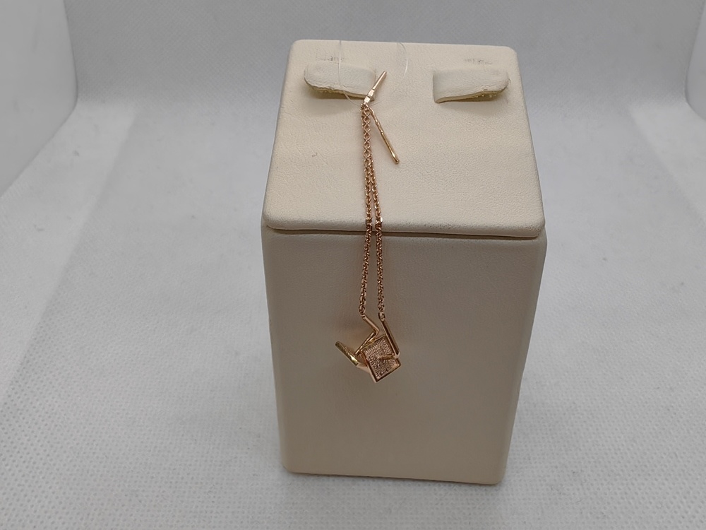 СЕРЬГИ ПРОДЕВКИ с камнями (Au 585)