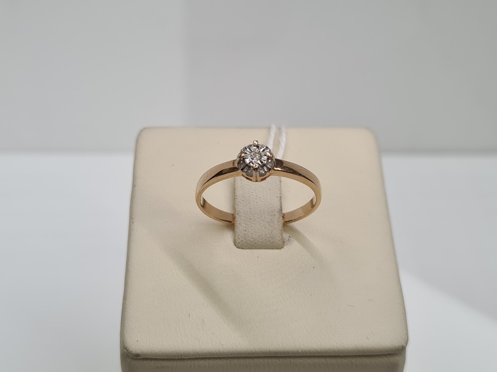 КОЛЬЦО БРИЛЛИАНТ Au 585