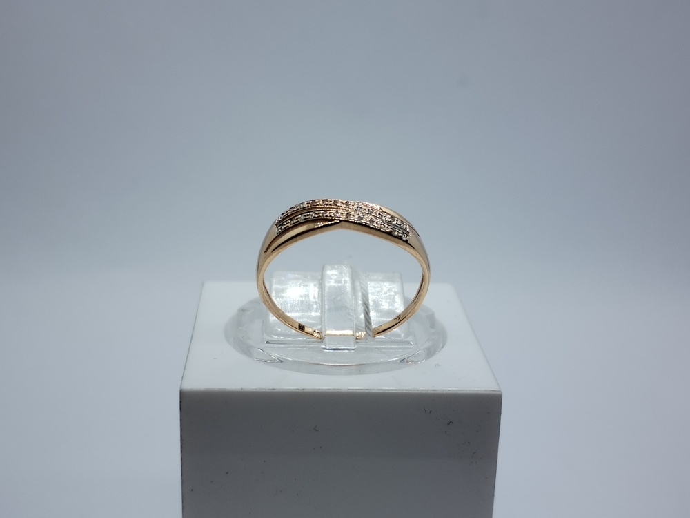 КОЛКМИ585 КОЛЬЦО С КАМНЯМИ (Au 585)