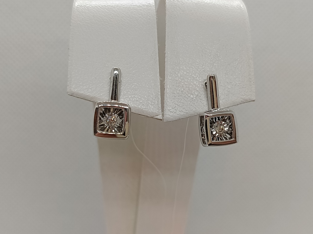 02-12-5704-11-00-1 СЕРЬГИ БРИЛЛИАНТ (Au 585)