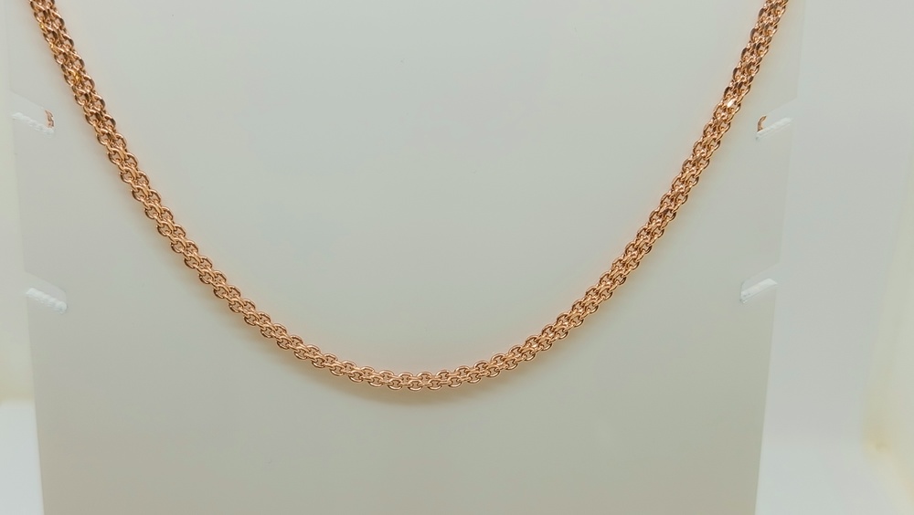 ЦЕПЬ ПУСТОТЕЛАЯ Бисмарк машинный (Au 585)