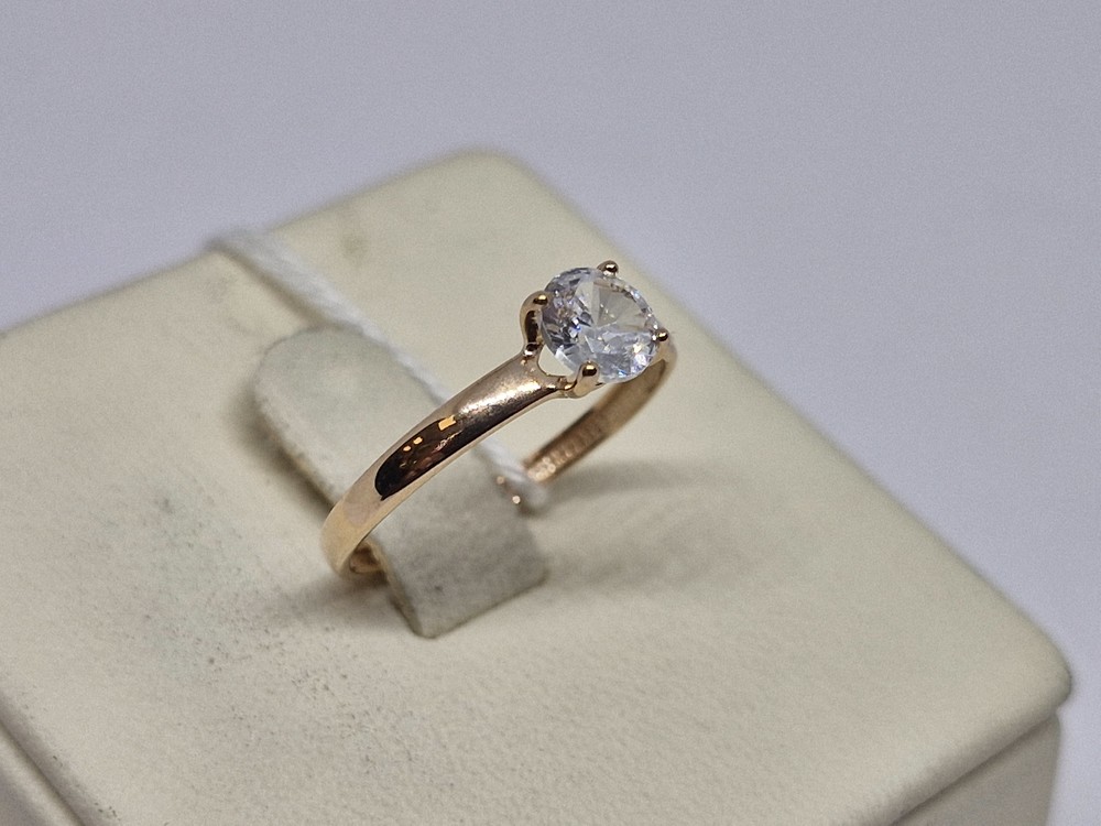 КОЛКМ585 КОЛЬЦО С КАМНЕМ (Au 585)