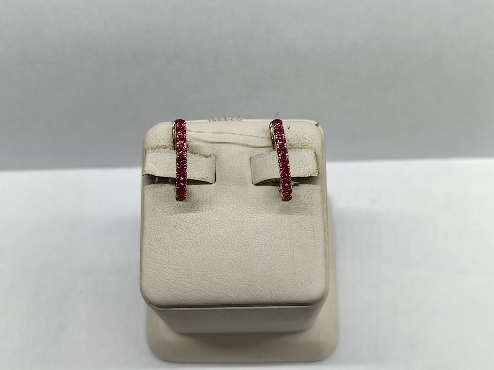 СЕРЬГИ РУБИН (Au 585)