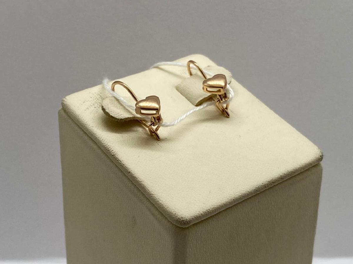 СБКМ585 СЕРЬГИ БЕЗ КАМНЯ (Au 585)