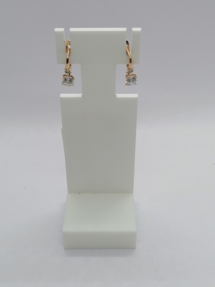 СКМИ585 СЕРЬГИ С КАМНЯМИ (Au 585)