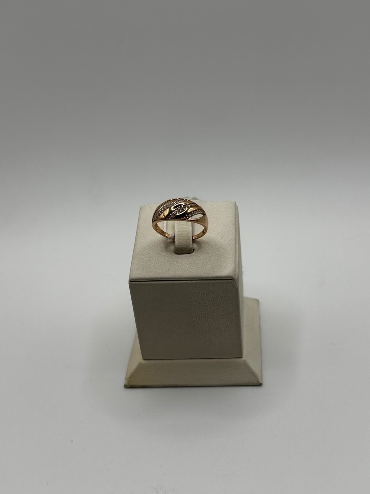 КОЛКМИ585 КОЛЬЦО С КАМНЯМИ (Au 585)