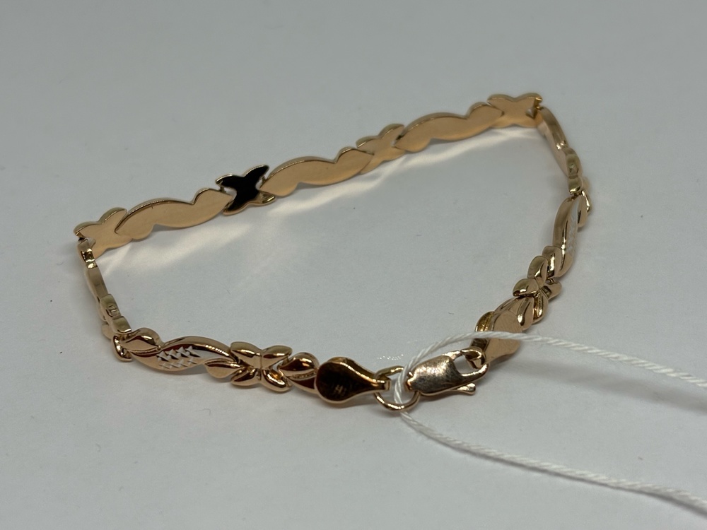 БРАСЛЕТ ПУСТОТЕЛЫЙ Ролекс Au 585