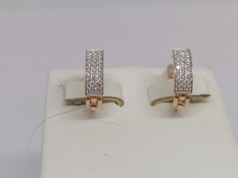 СЕРЬГИ С КАМНЯМИ (Au 585)