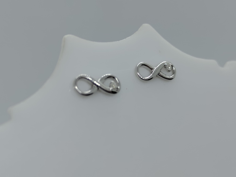 СЕРЬГИ БРИЛЛИАНТ (Ag 925)