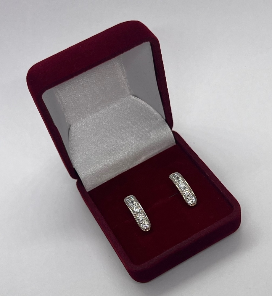 СЕРЬГИ С КАМНЯМИ (Au 585)