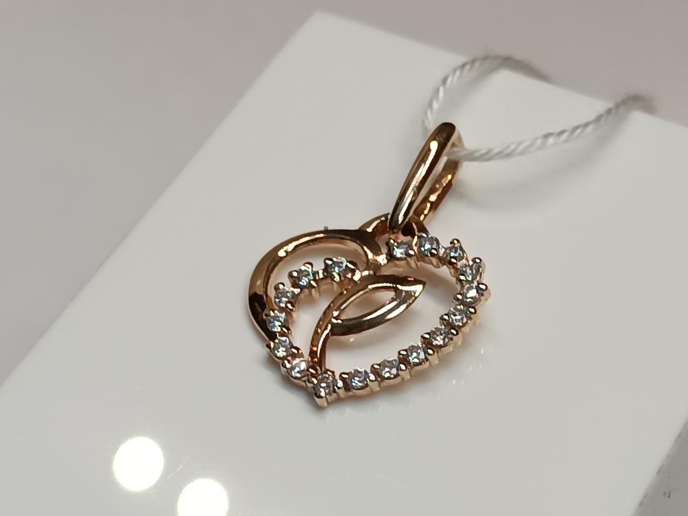 ПОДКМИ585 ПОДВЕСКА С КАМНЯМИ (Au 585)