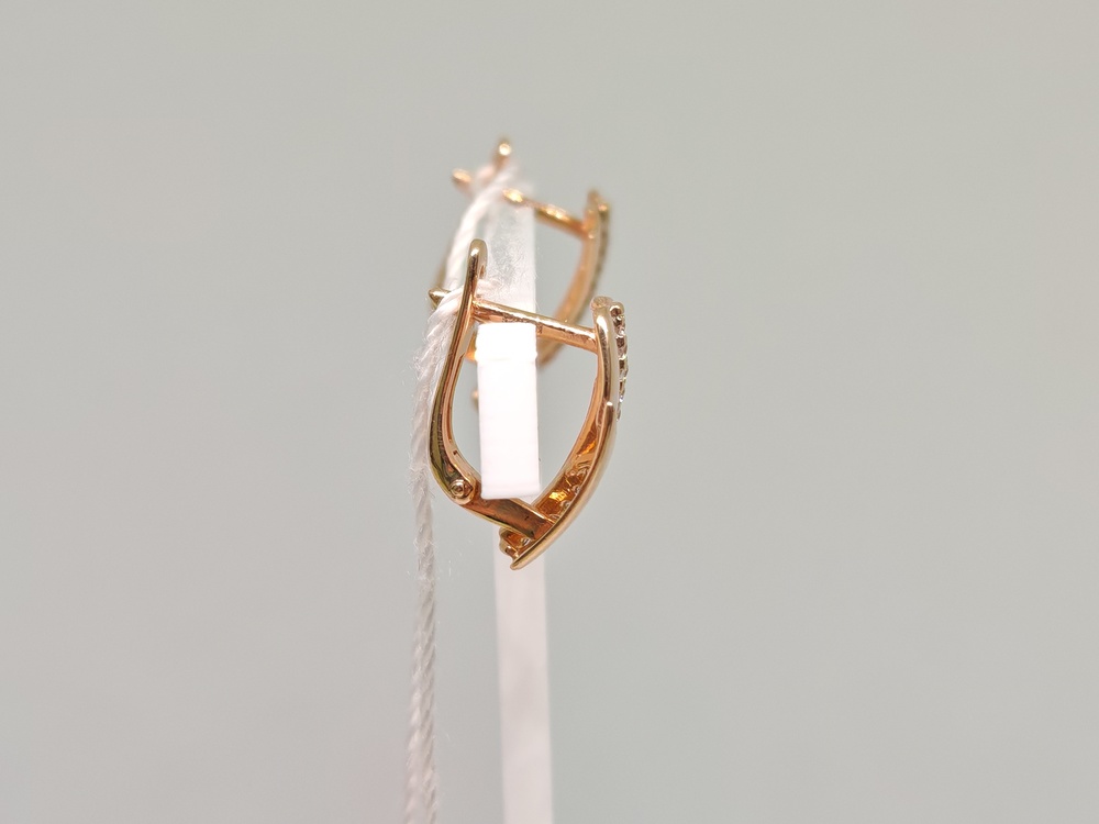 СКМИ585 СЕРЬГИ С КАМНЯМИ (Au 585)