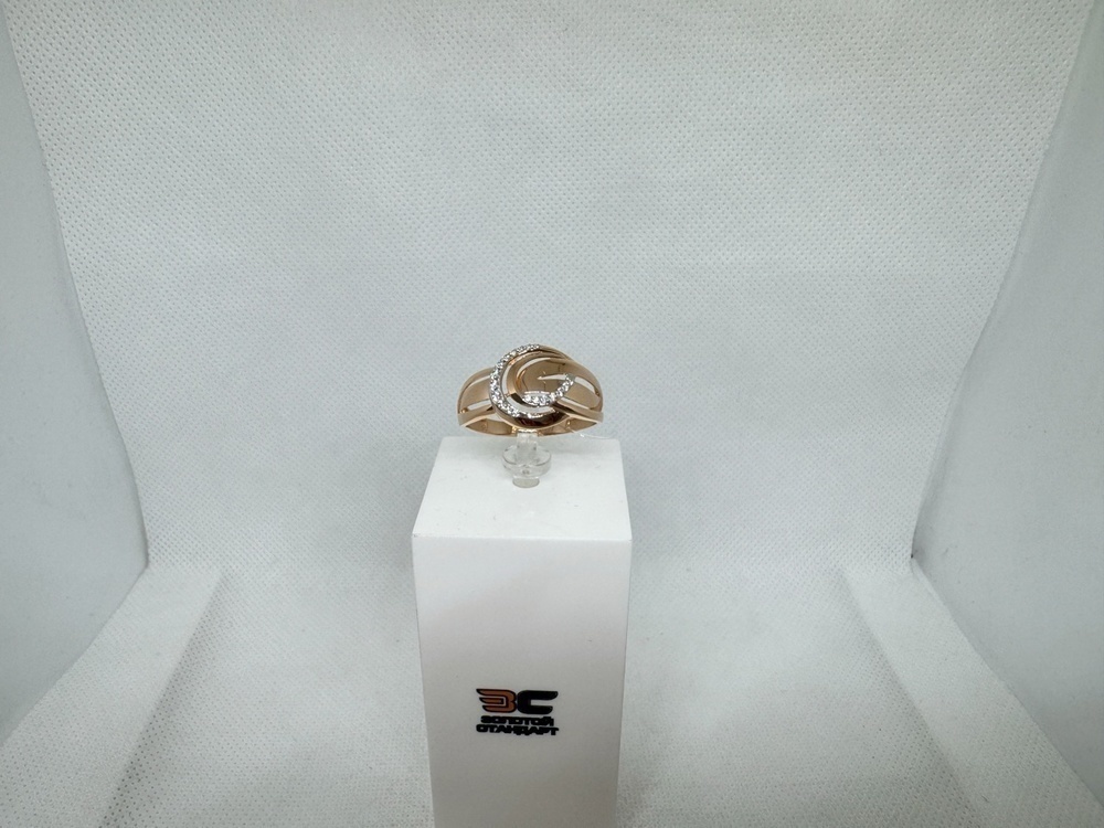 012191-1102 КОЛЬЦО С КАМНЯМИ (Au 585)